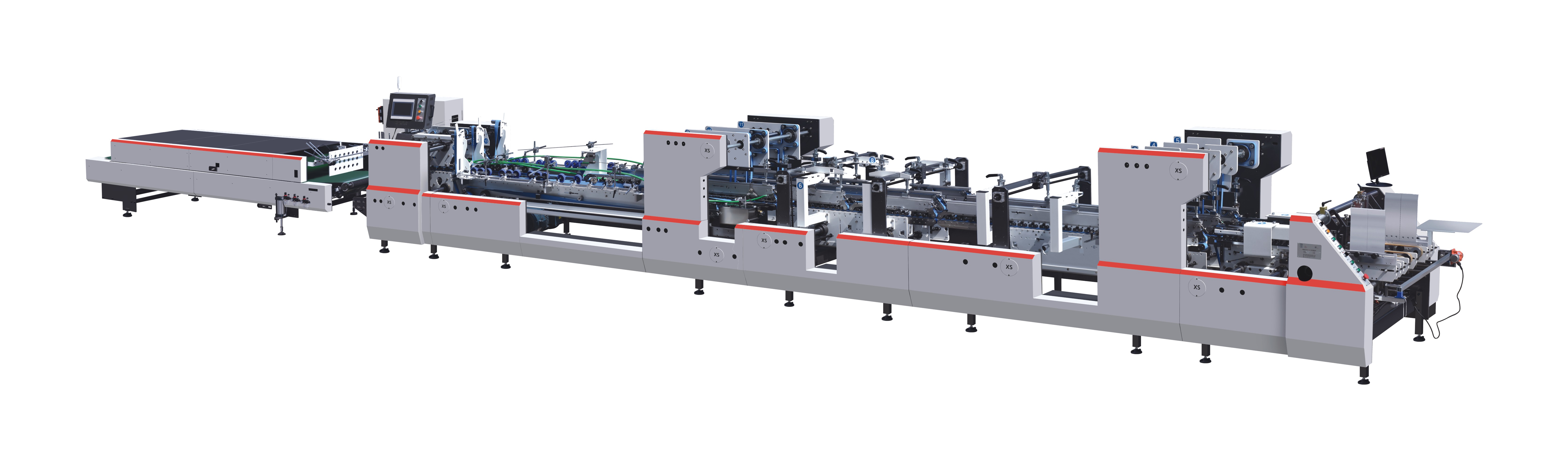 XS-1250 1450 1650 Abiadura handiko karpeta Gluer katalogoa