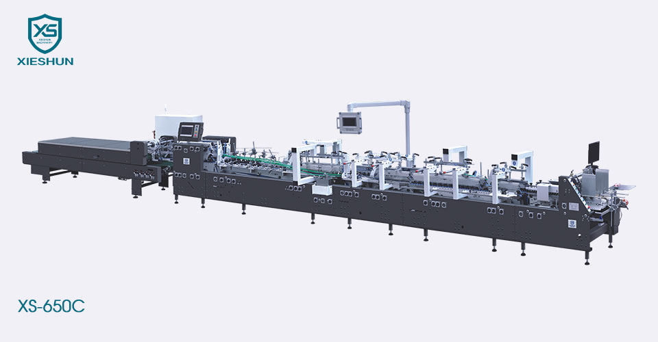 4/6 izkina Abiadura Handiko Gluer Makina Automatikoa